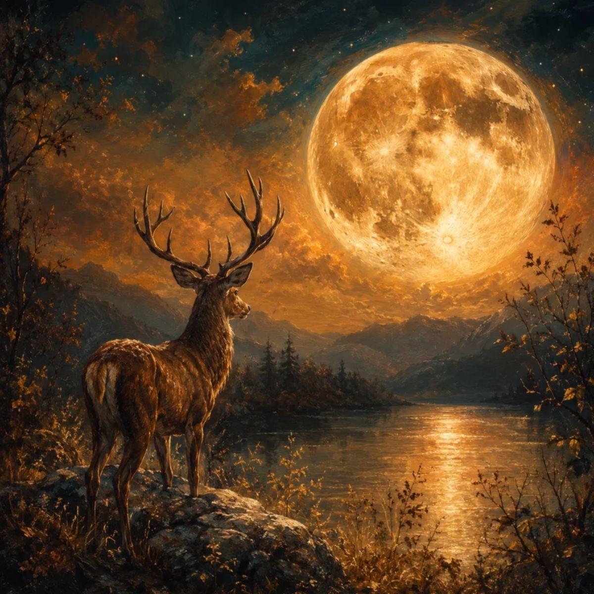 Buck Moon ritual guide with citrine, labradorite and carnelian jewelry — July full moon in Capricorn