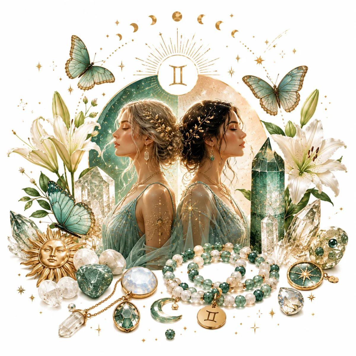 Gemini season crystals and jewelry rituals — for the month you contain multitudes