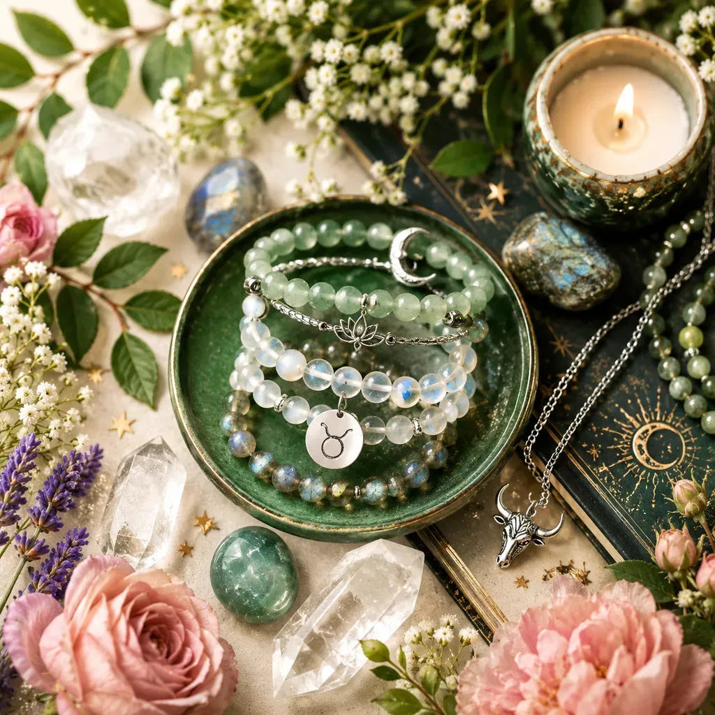 Taurus to Gemini season shift — crystal bracelet stack styling guide for the May zodiac transition