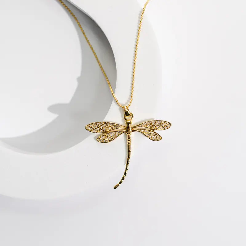 Dragonfly Dreams Collection – Spiritual Symbolism Jewelry: Gold Dragonfly Jewelry - Mystic Soul Jewelry