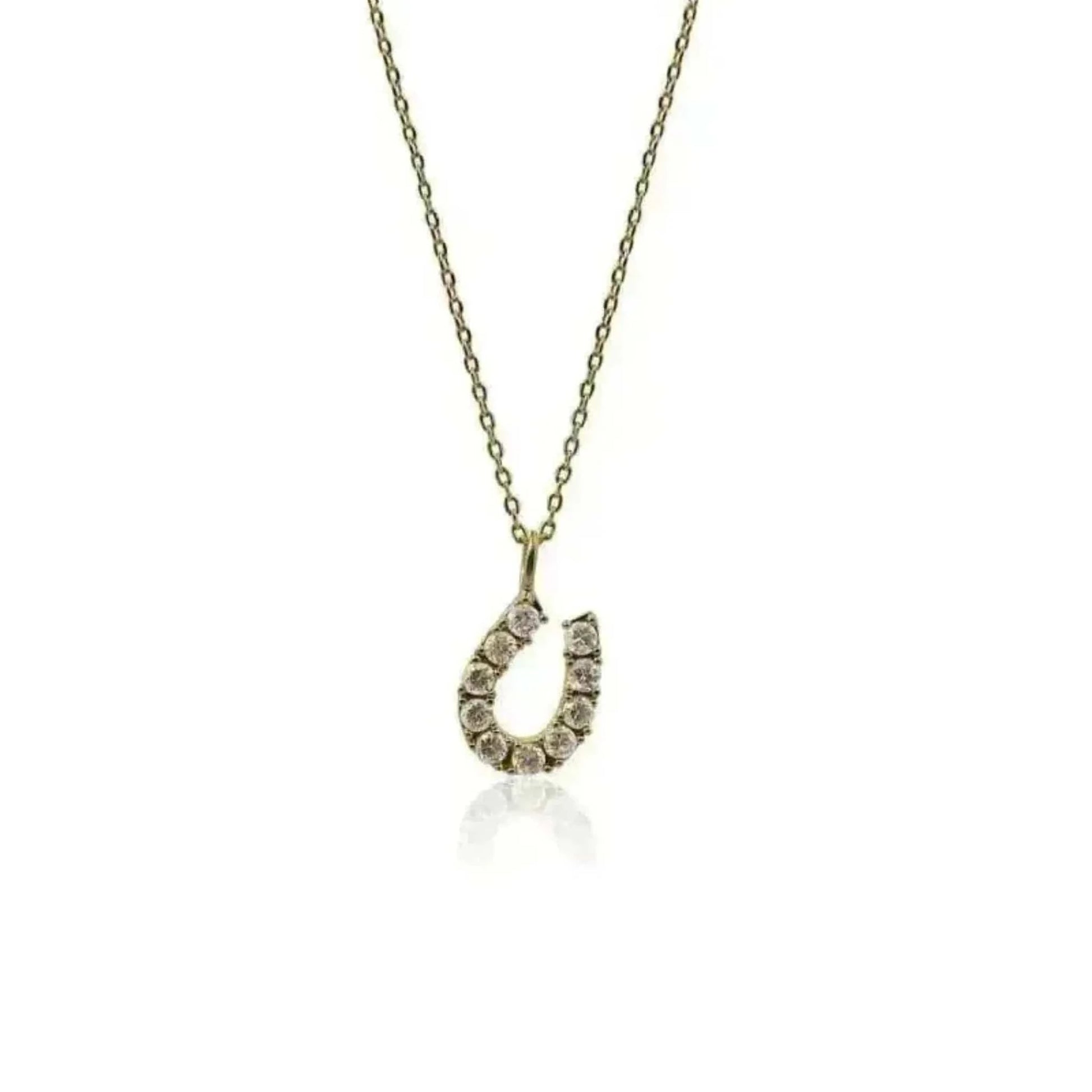 as seen on tv baby daddy horse shoe necklace good luck