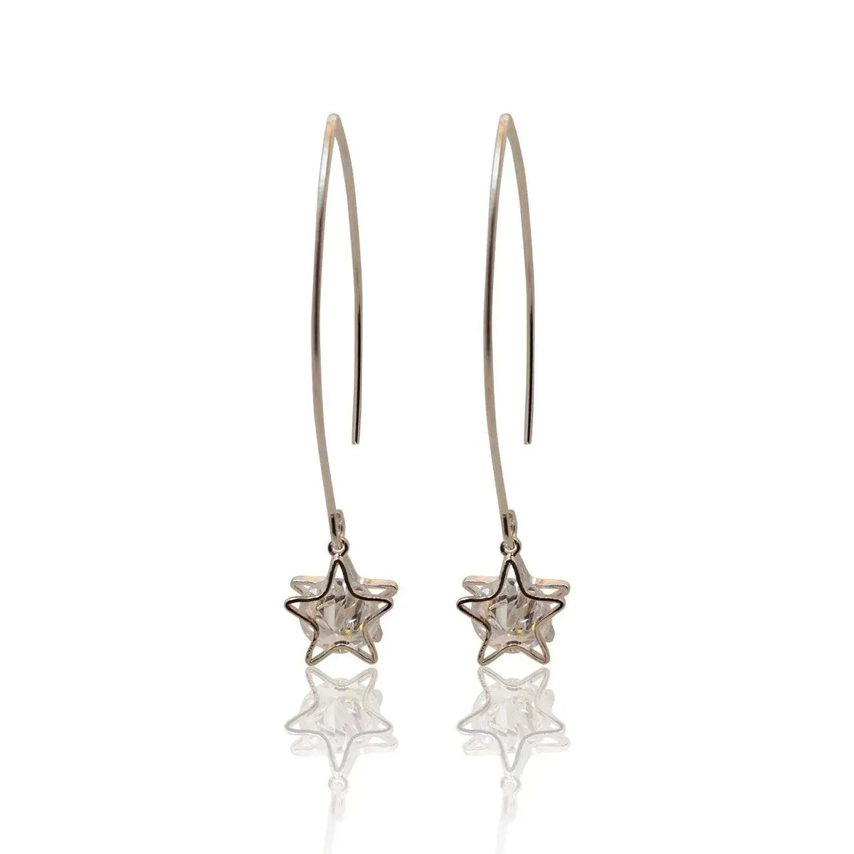 Aurora Crystal Star Earrings - Mystic Soul Jewelry