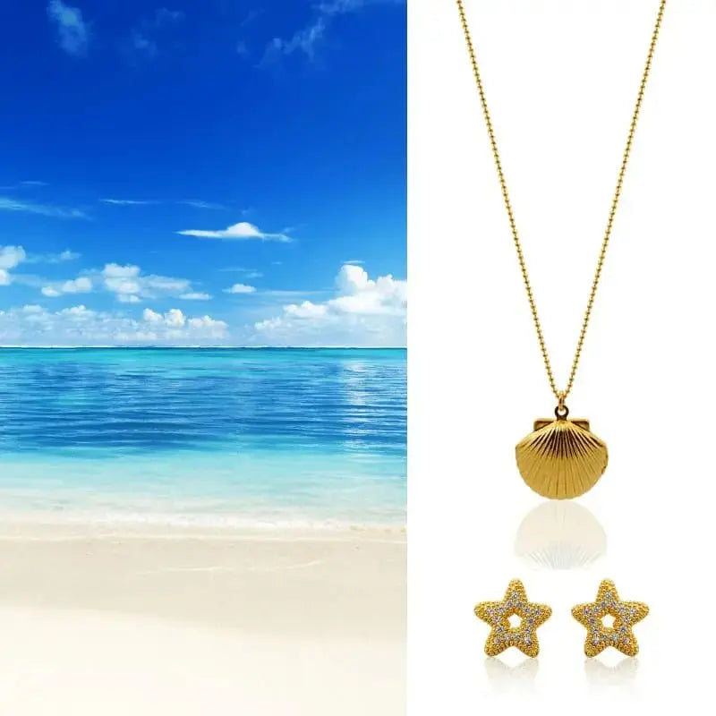 Crystal Starfish Studs - Mystic Soul Jewelry