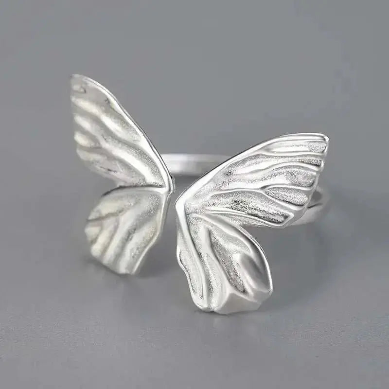 Fluttering Elegance Butterfly Ring Gold - Mystic Soul Jewelry