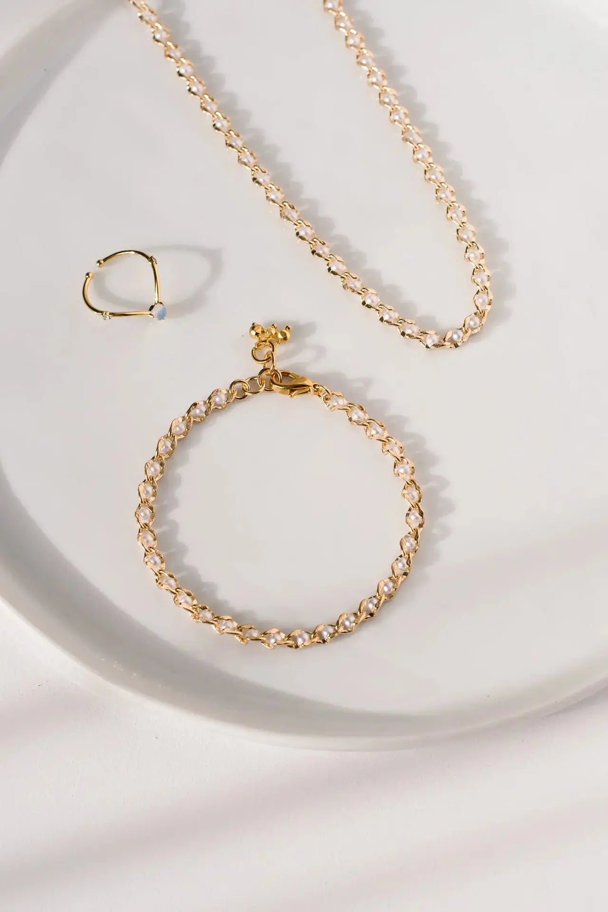 Pearly Chain Bracelet - Mystic Soul Jewelry