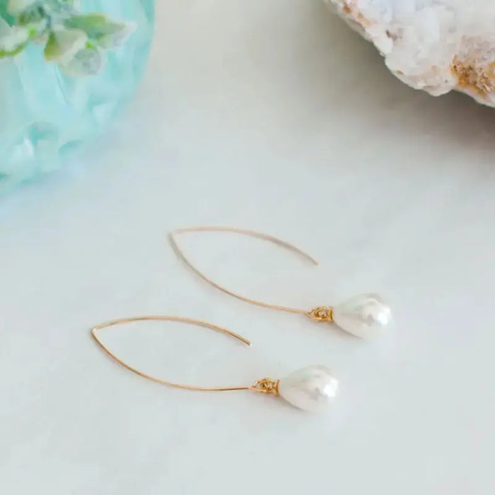 Pearl Drop Earrings - Mystic Soul Jewelry
