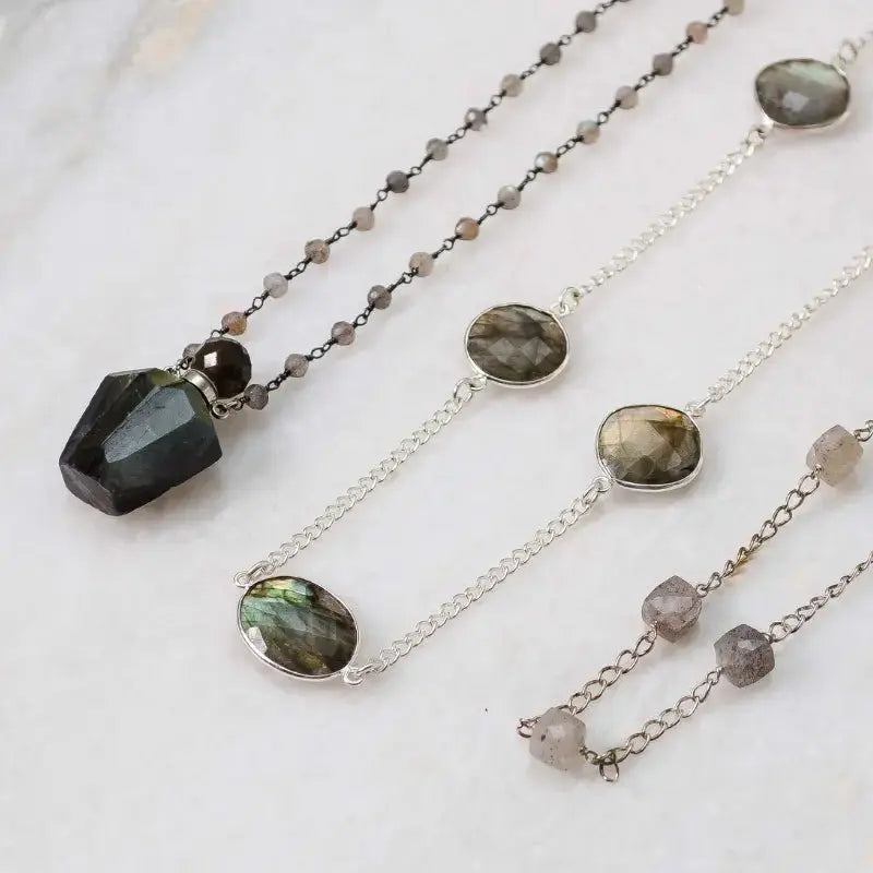 Rutilated Quartz Jewelry: Silver Necklace - Mystic Soul Jewelry