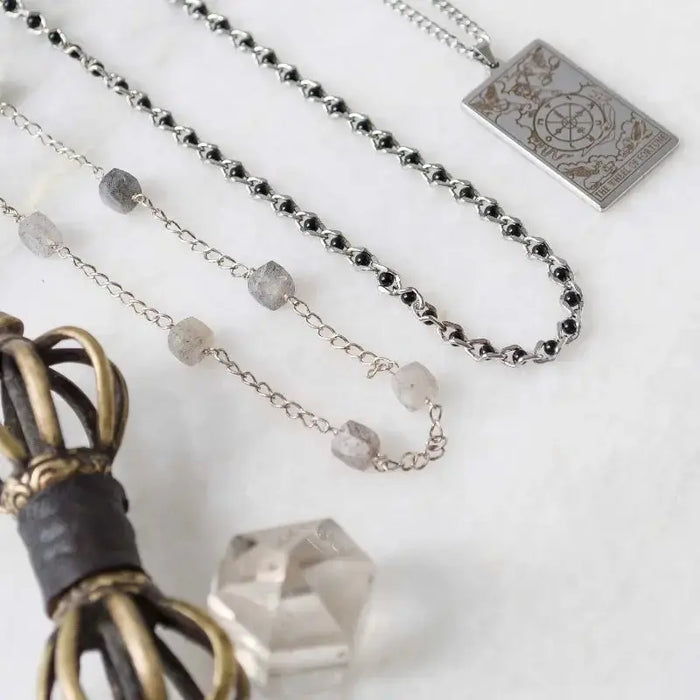 Rutilated Quartz Jewelry: Silver Necklace - Mystic Soul Jewelry