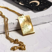 tarot card necklace the magician
