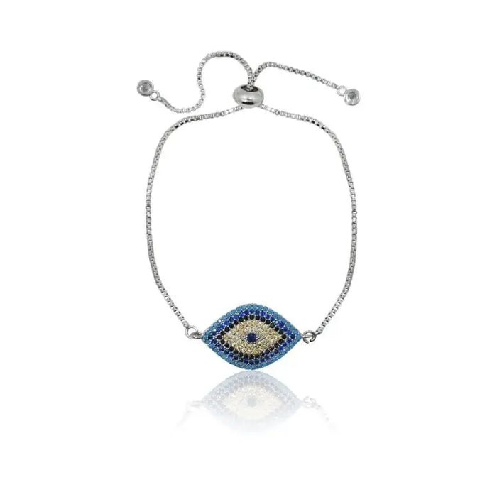 Third Eye Adjustable Bracelet - Silver Bracelet