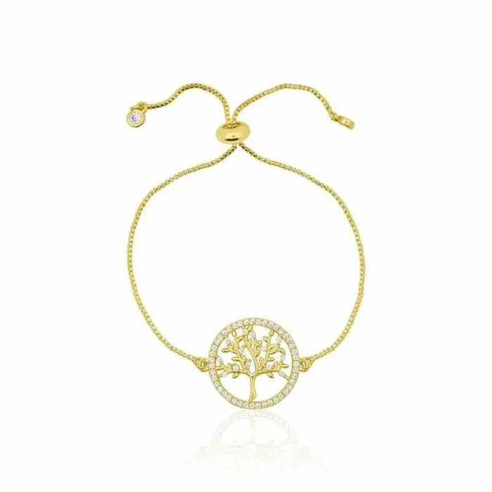 Tree of Life - Adjustable Bracelet Gold bracelet