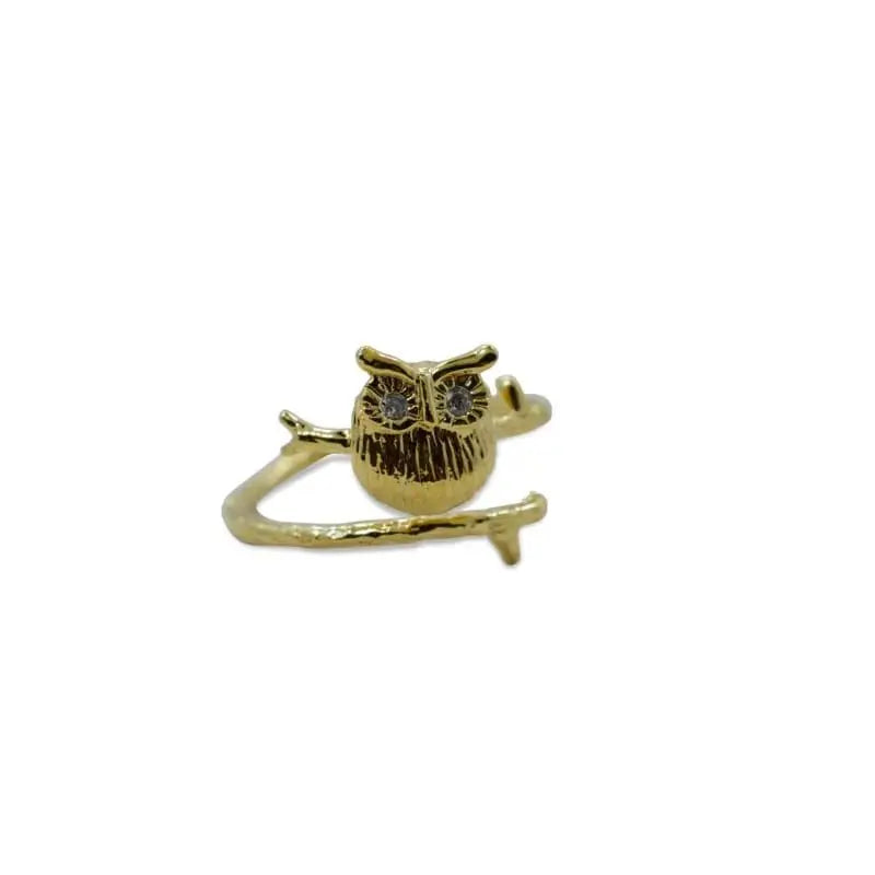 Owl Ring - Gold Ring