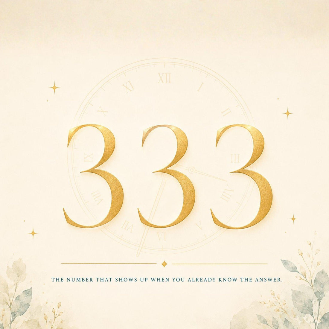 333 Angel Number Meaning — Creative Alignment & What It's Telling You