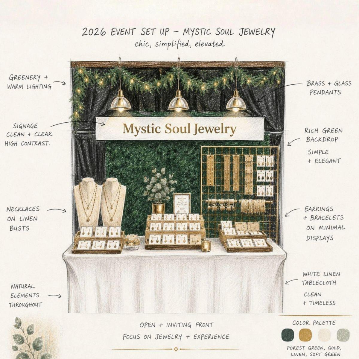 Mystic Soul Jewelry at Booth E32, Equiplex — Spruce Meadows International Christmas Market 2026, Calgary