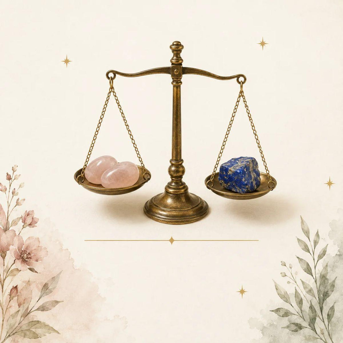 Libra season crystals — six stones for balance and boundaries