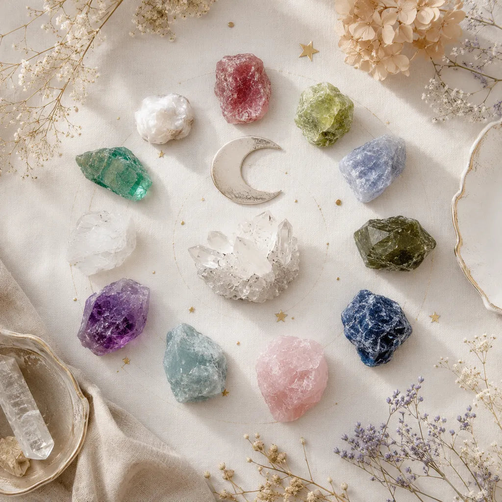 Birthstone jewelry for all twelve months — gemstone necklaces, rings and bracelets by birth month