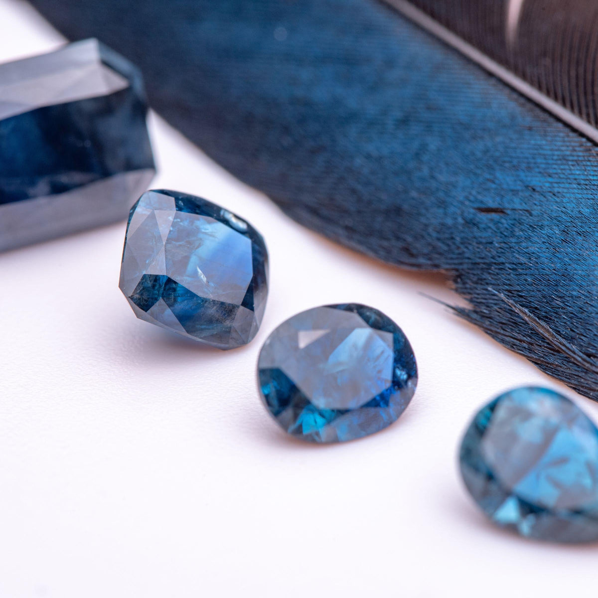 Sapphire — the September birthstone, deep blue stones