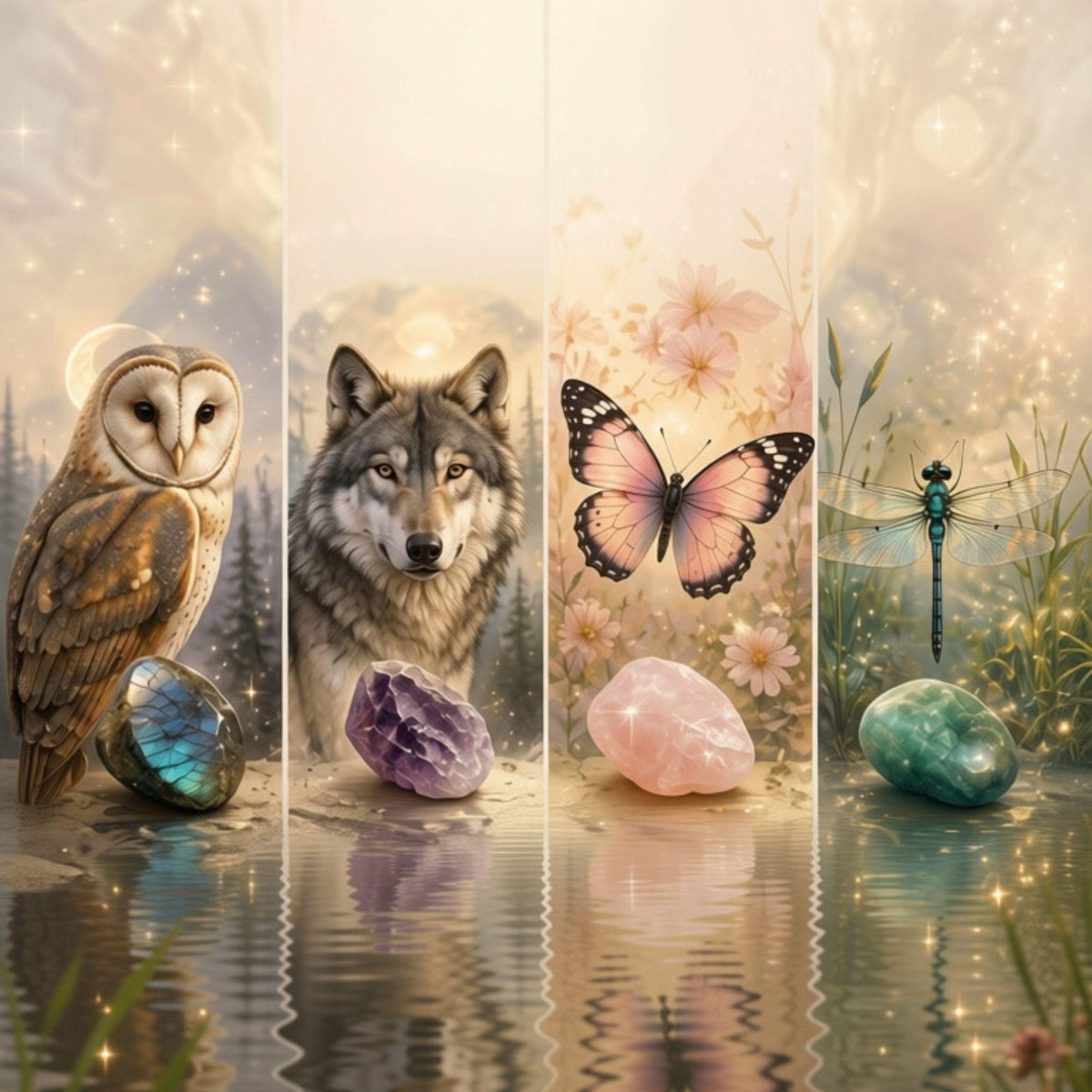 Spirit animal meanings guide cover, Mystic Soul Jewelry spirit animal jewelry