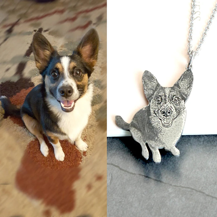 Custom Pet Photo Necklace | Memorial Jewelry | Mystic Soul Jewelry