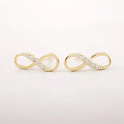Infinity Stud Earrings