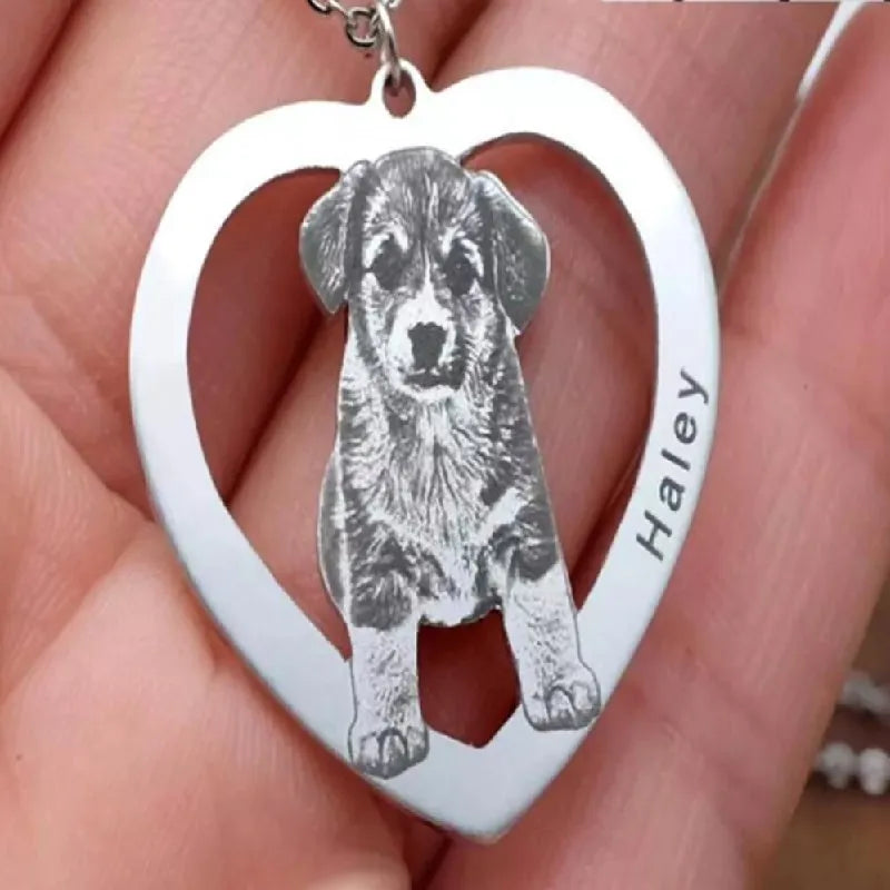 Custom Pet Photo Necklace | Memorial Jewelry | Mystic Soul Jewelry