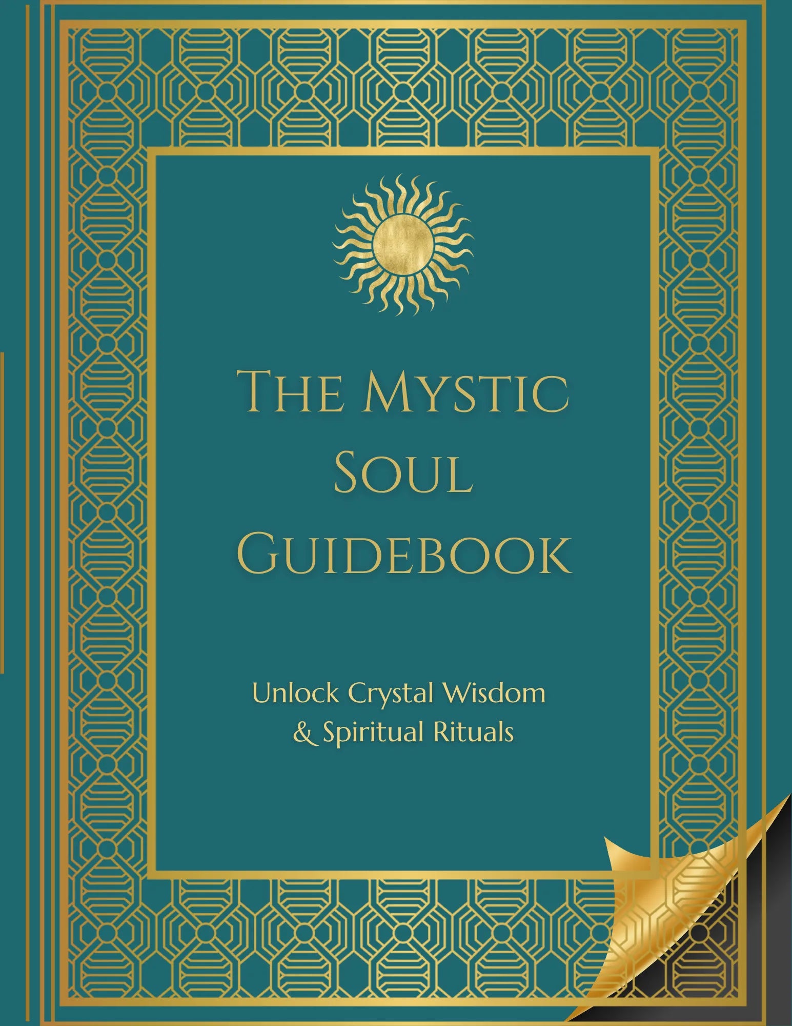 Green Gold The Mystic Soul Guidebook with corner turned