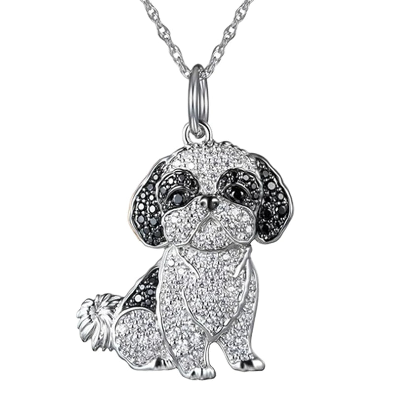 Beagle Love Crystal Pendant Necklace | Mystic Pets Collection