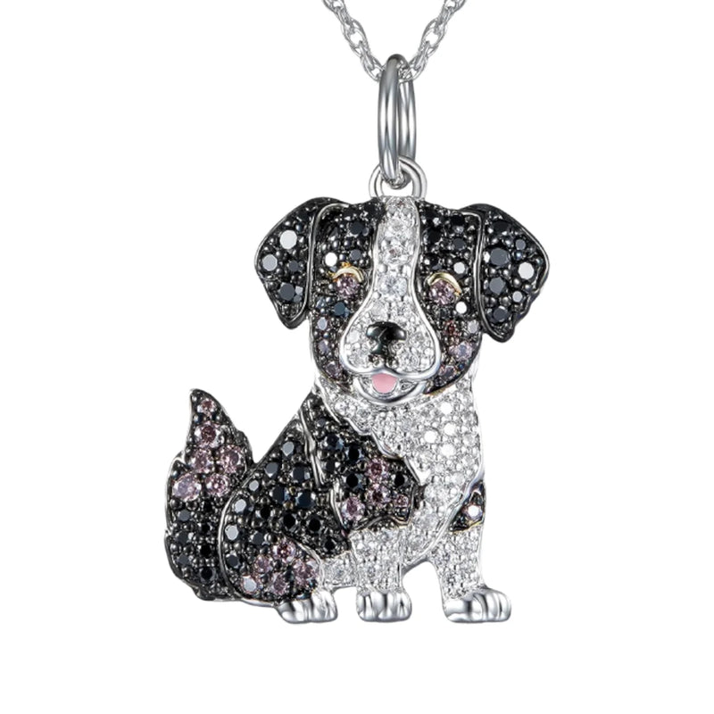 Beagle Love Crystal Pendant Necklace | Mystic Pets Collection