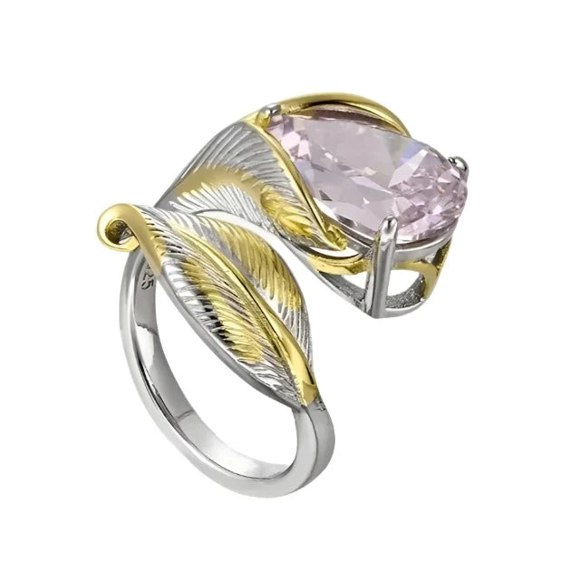 Feather Cocktail Ring