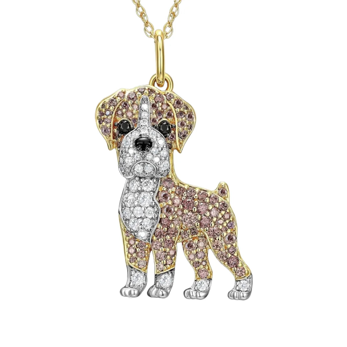 Beagle Love Crystal Pendant Necklace | Mystic Pets Collection