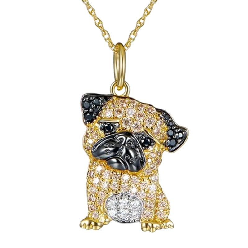 Beagle Love Crystal Pendant Necklace | Mystic Pets Collection