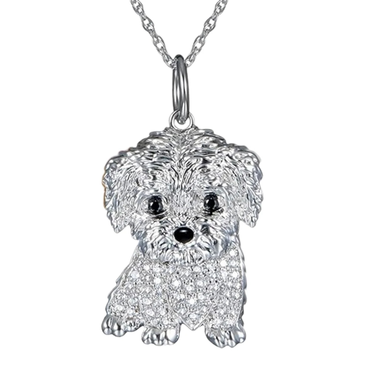 Beagle Love Crystal Pendant Necklace | Mystic Pets Collection