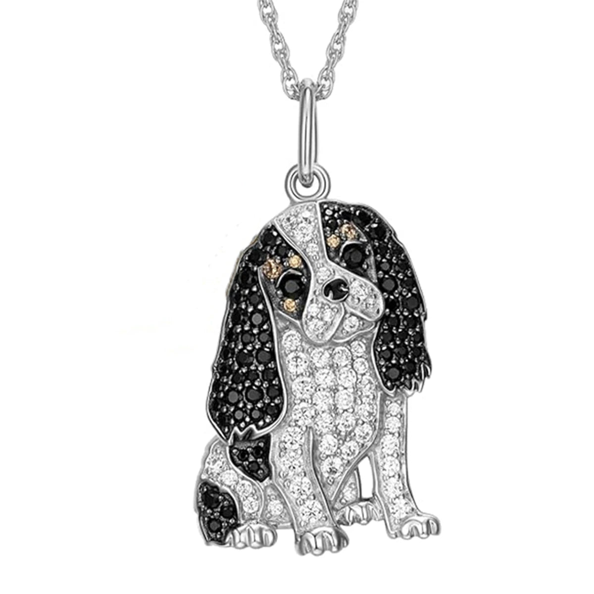 Beagle Love Crystal Pendant Necklace | Mystic Pets Collection