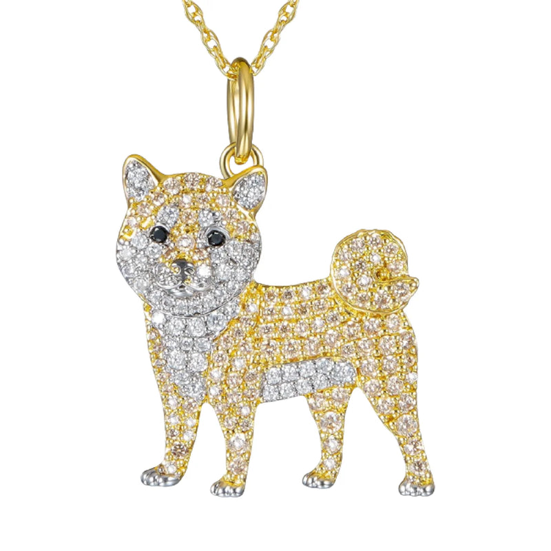 Beagle Love Crystal Pendant Necklace | Mystic Pets Collection