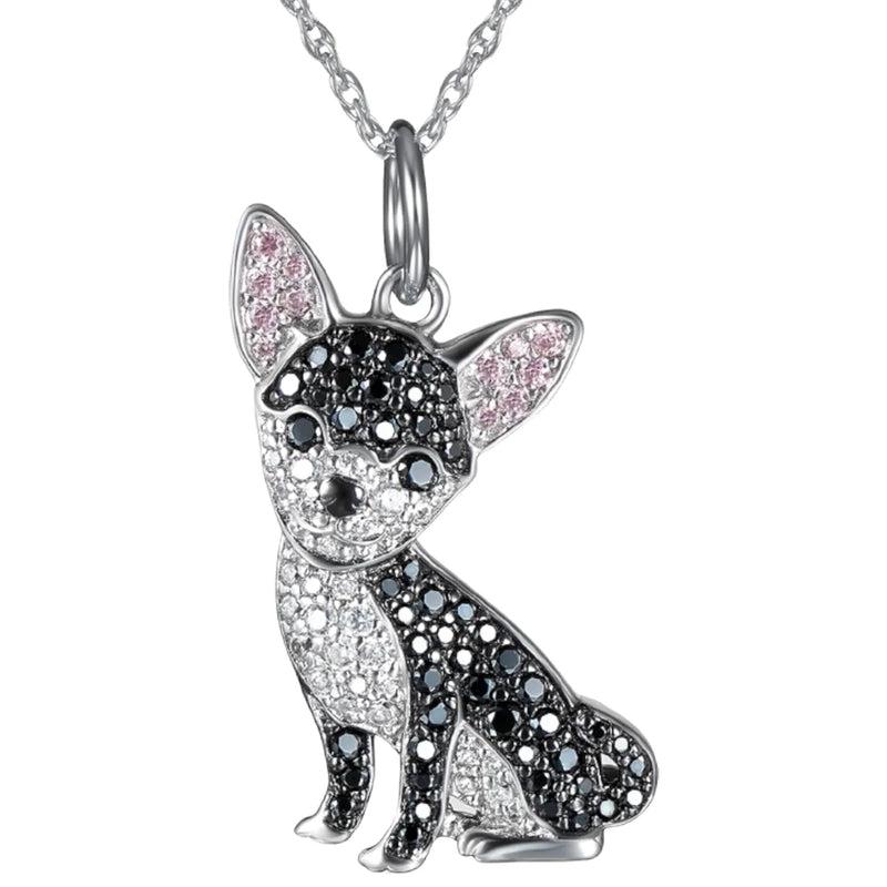 Beagle Love Crystal Pendant Necklace | Mystic Pets Collection