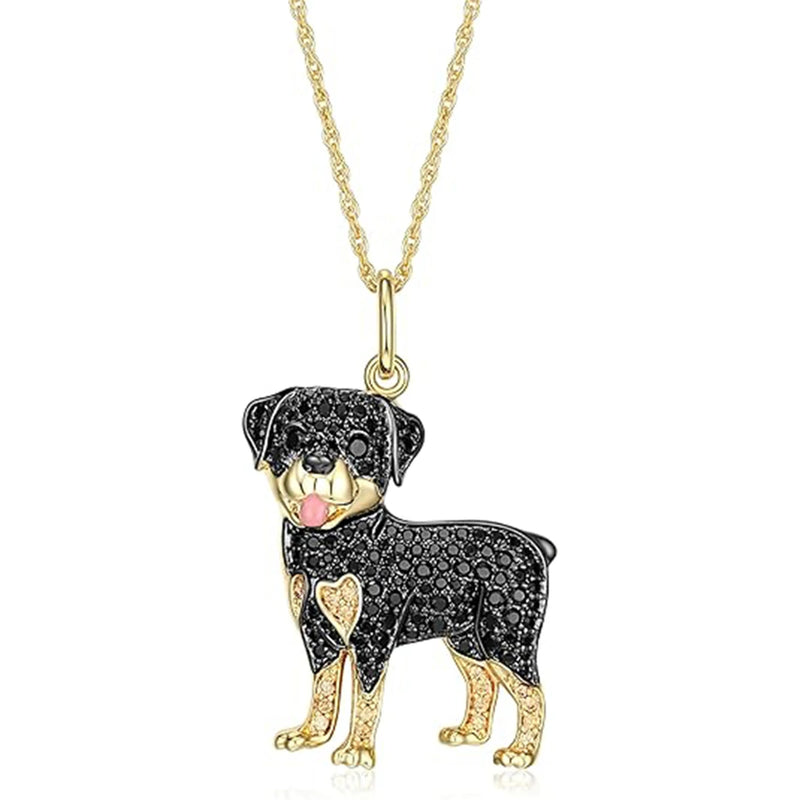 Beagle Love Crystal Pendant Necklace | Mystic Pets Collection