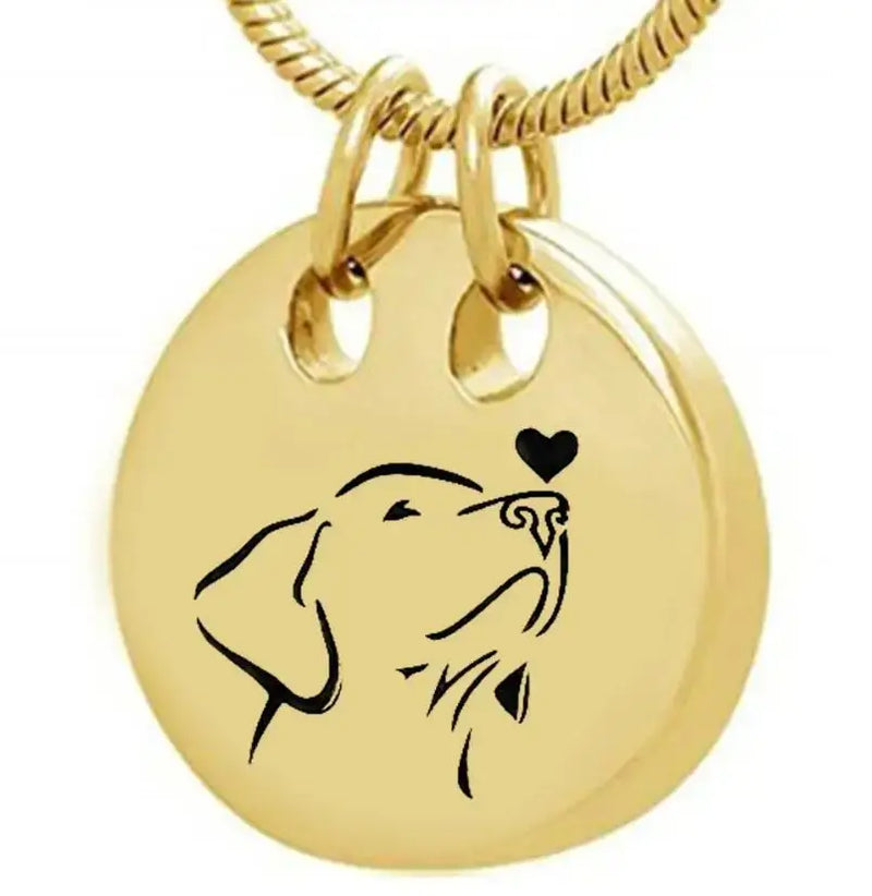 Customizable Pet Name Pendant | Stainless Steel | Silver or Gold