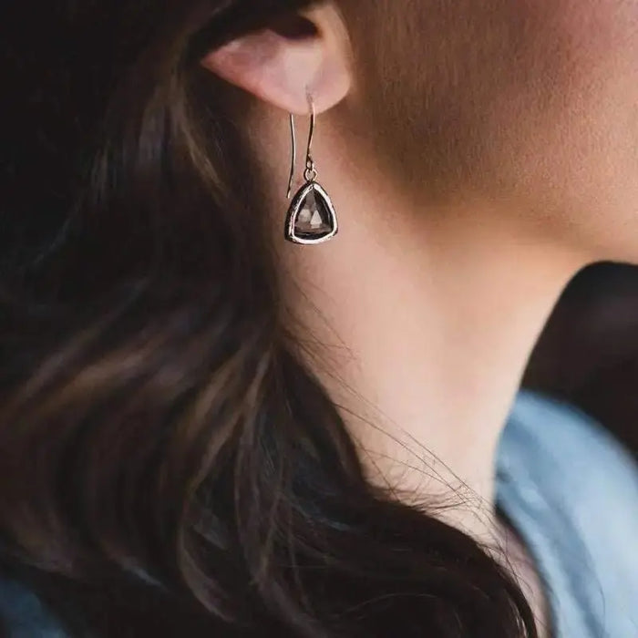 Amethyst Athena Dangle Earrings - Mystic Soul Jewelry