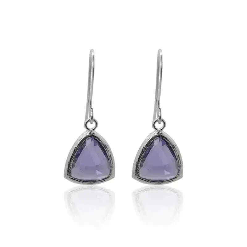 Amethyst Athena Dangle Earrings - Mystic Soul Jewelry