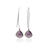 Amethyst Elegant Earrings | Charka Healing Jewelry - Mystic Soul Jewelry