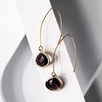 Amethyst Elegant Earrings | Charka Healing Jewelry - Mystic Soul Jewelry