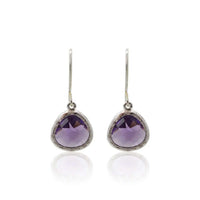 Amethyst Mini Drops - Dangle Purple Earrings - Mystic Soul Jewelry