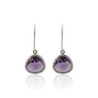 Amethyst Mini Drops - Dangle Purple Earrings - Mystic Soul Jewelry