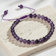 Amethyst Third Eye Chakra Bracelet | Intuition + Calm