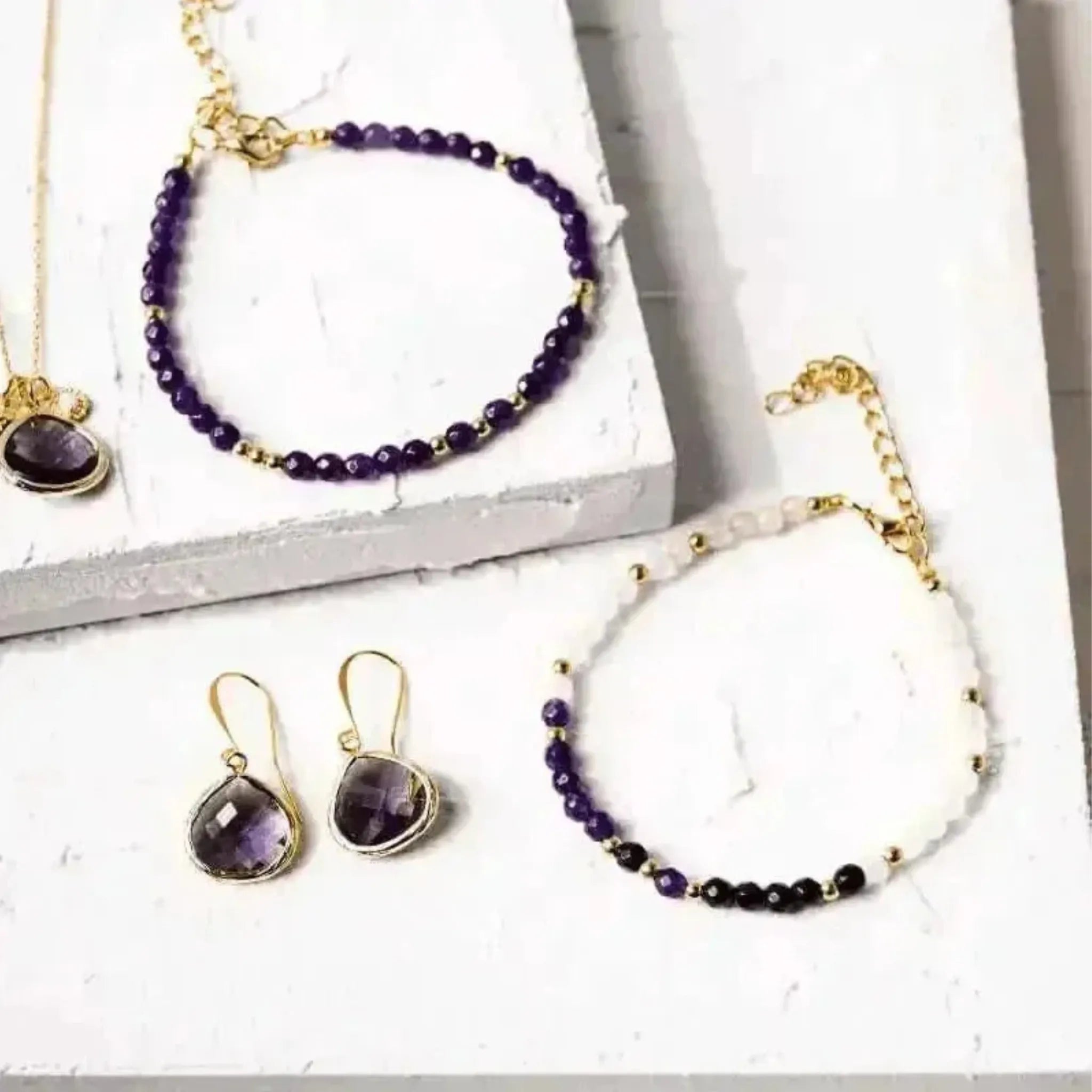 amethyst jewelry set