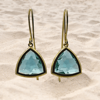 Aqua Aria Earrings - Ocean Inspired Jewelry - Mystic Soul Jewelry