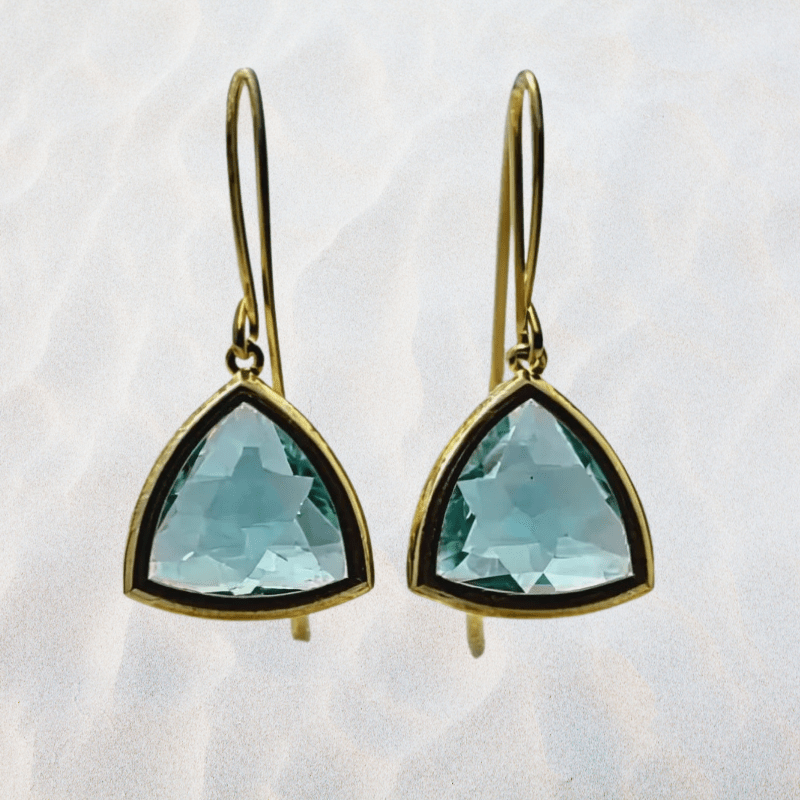 Aqua Aria Earrings - Ocean Inspired Jewelry - Mystic Soul Jewelry