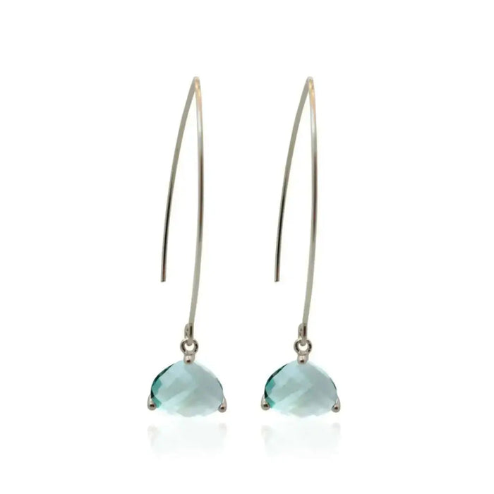 Aqua Cleo Earrings - Mystic Soul Jewelry