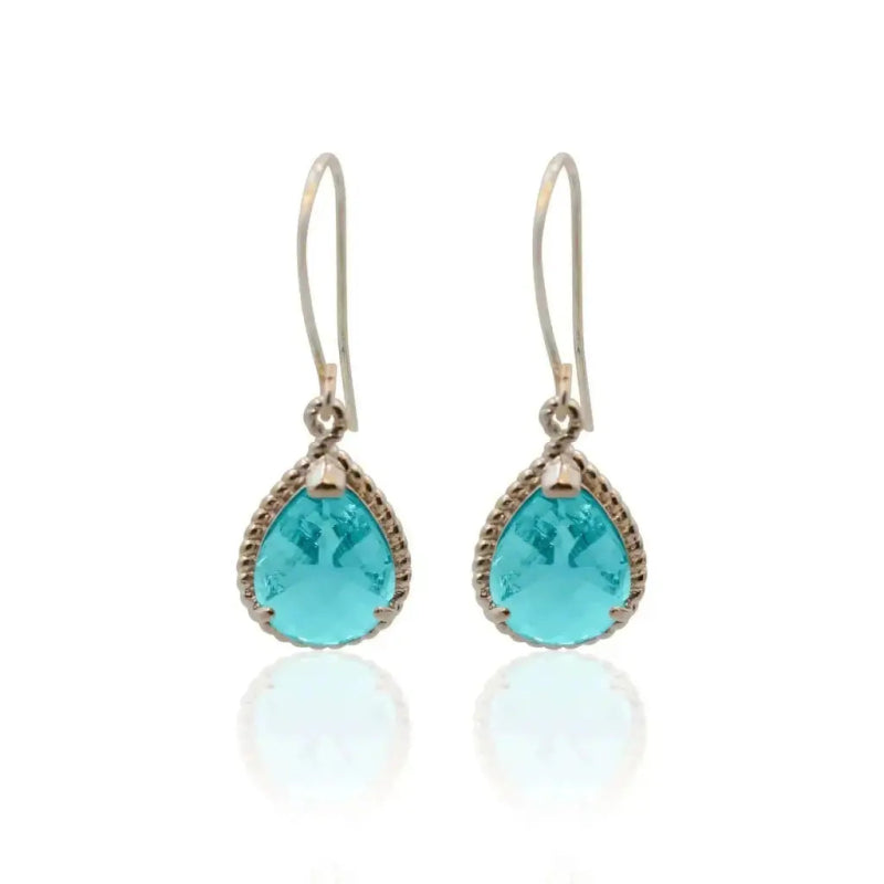 Aqua Exquisite Earrings - Mystic Soul Jewelry