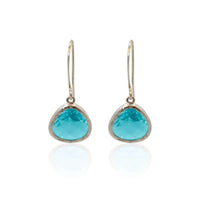 Aqua Mini Drop Earrings - Mystic Soul Jewelry